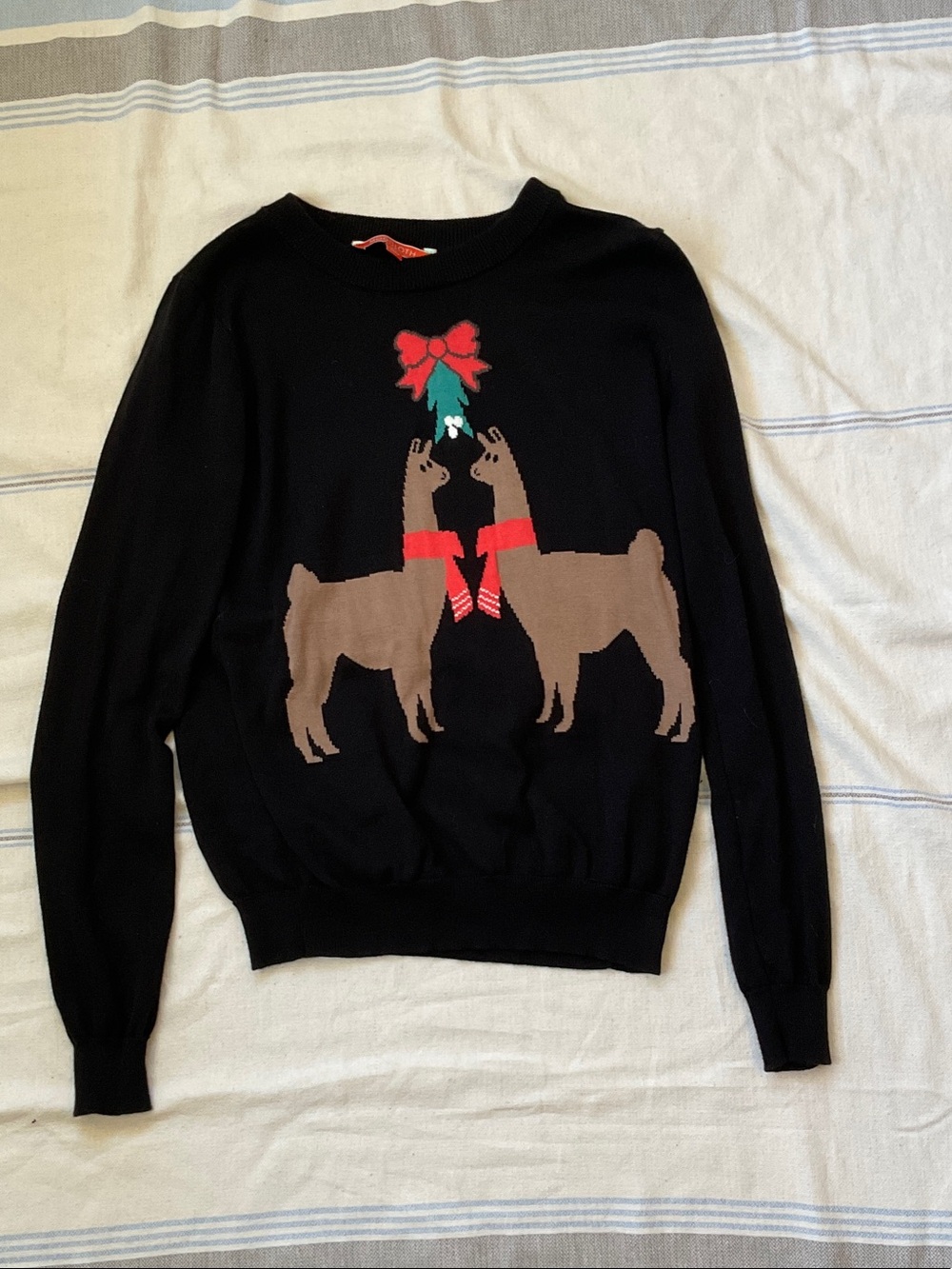 Modcloth Holiday Llama Sweater